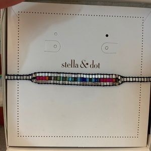 NWOT Stella & Dot Unity Wishing Bracelet Beaded Boho Adjustable.